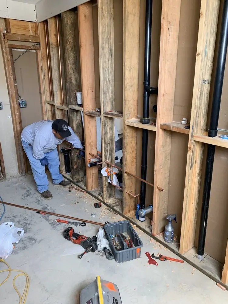Commercial rough-in plumbing for Gas Line Repair in Waverley Square